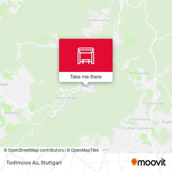Карта Todtmoos Au