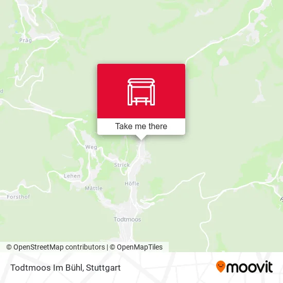 Карта Todtmoos Im Bühl