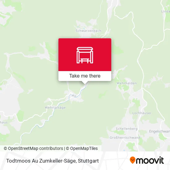 Карта Todtmoos Au Zumkeller-Säge