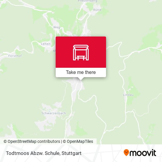 Todtmoos Abzw. Schule map