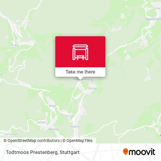 Todtmoos Prestenberg map