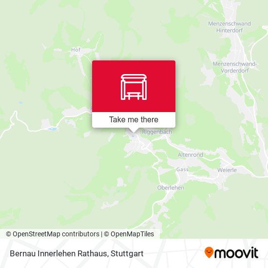 Bernau Innerlehen Rathaus map
