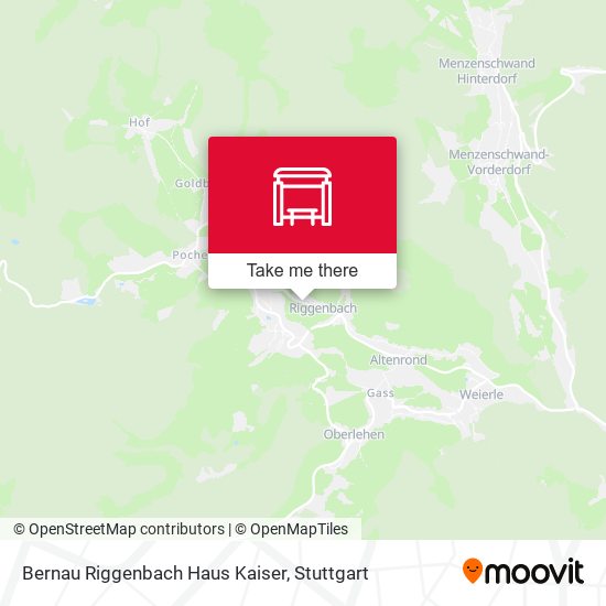 Bernau Riggenbach Haus Kaiser map