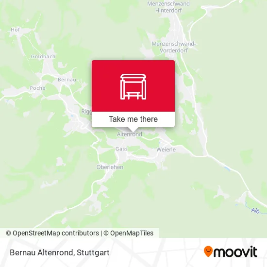 Карта Bernau Altenrond