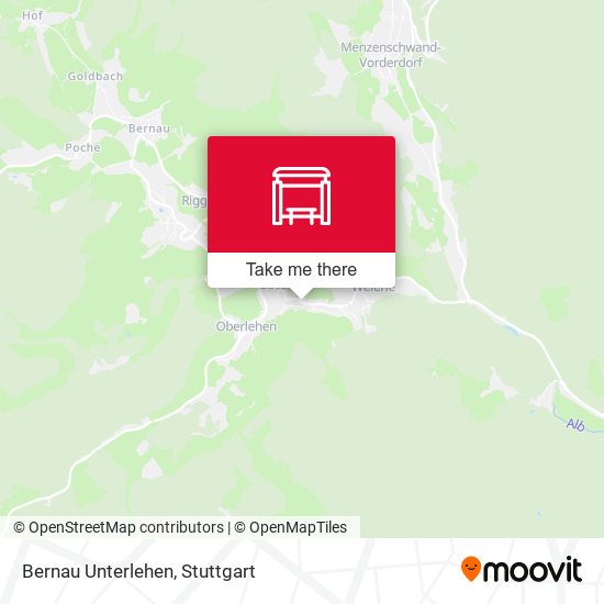 Карта Bernau Unterlehen