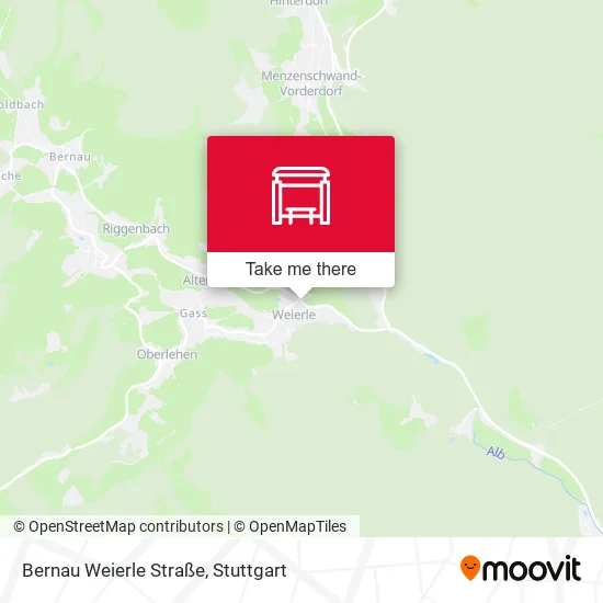 Карта Bernau Weierle Straße