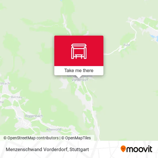 Карта Menzenschwand Vorderdorf