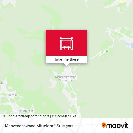 Menzenschwand Mitteldorf map