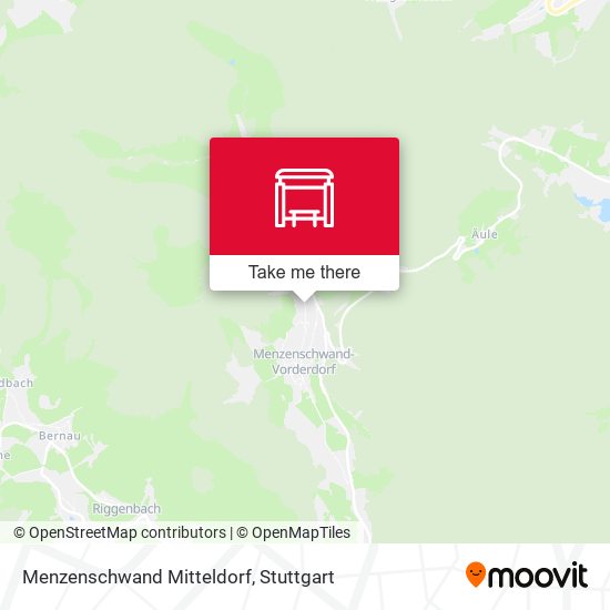 Menzenschwand Mitteldorf map