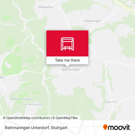 Bettmaringen Unterdorf map