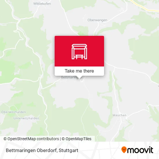 Карта Bettmaringen Oberdorf
