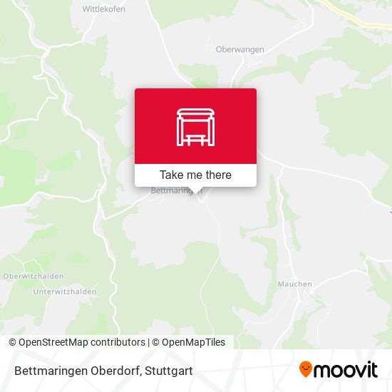 Bettmaringen Oberdorf map