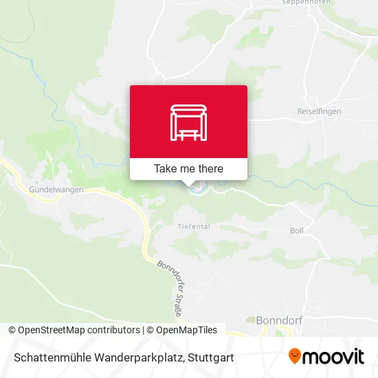 Карта Schattenmühle Wanderparkplatz