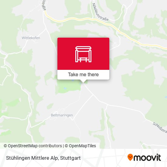 Stühlingen Mittlere Alp map