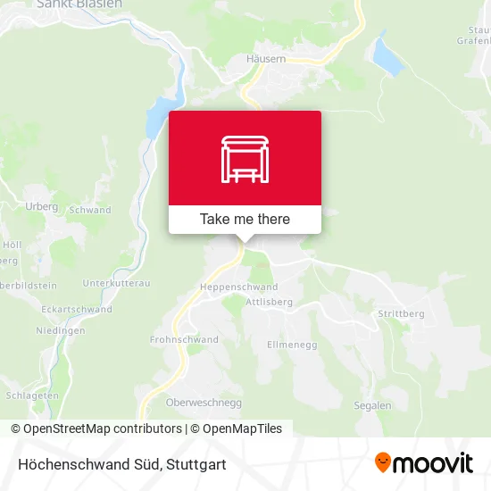 Карта Höchenschwand Süd