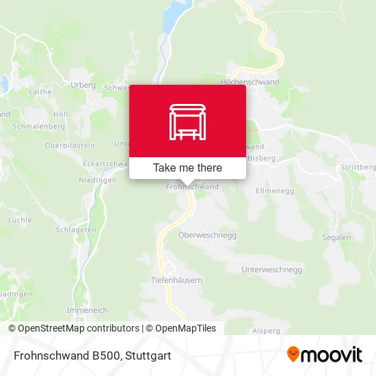 Карта Frohnschwand B500