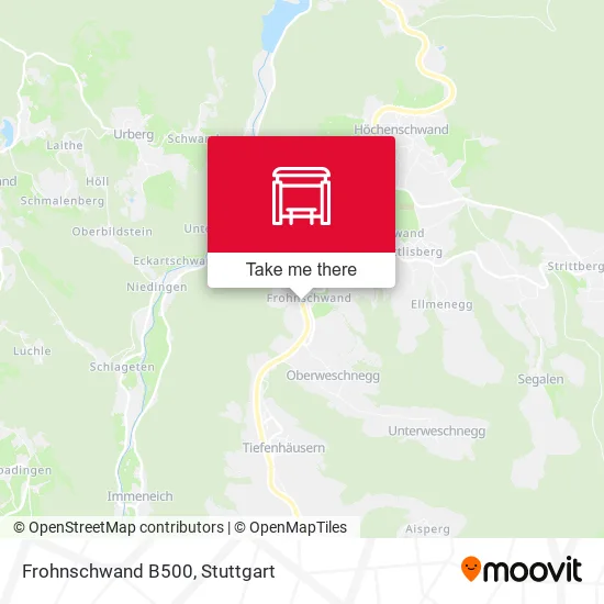 Карта Frohnschwand B500