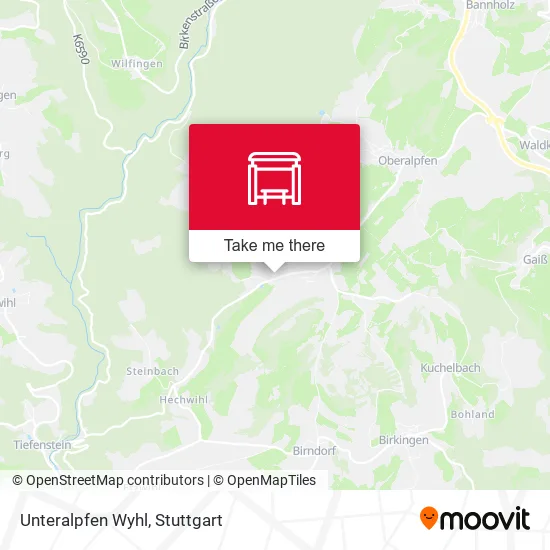 Карта Unteralpfen Wyhl