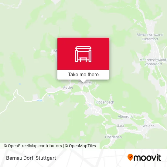 Карта Bernau Dorf