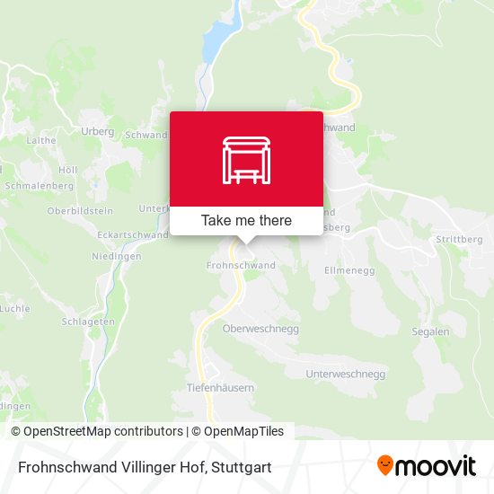 Frohnschwand Villinger Hof map