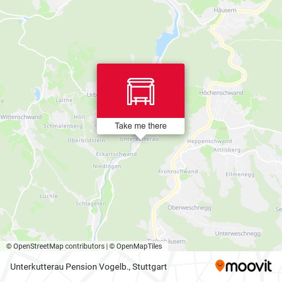Карта Unterkutterau Pension Vogelb.
