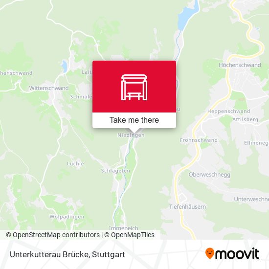 Unterkutterau Brücke map