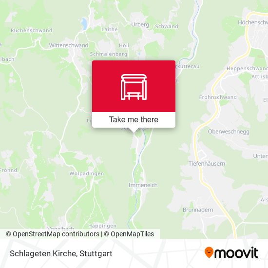 Schlageten Kirche map