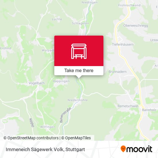 Immeneich Sägewerk Volk map