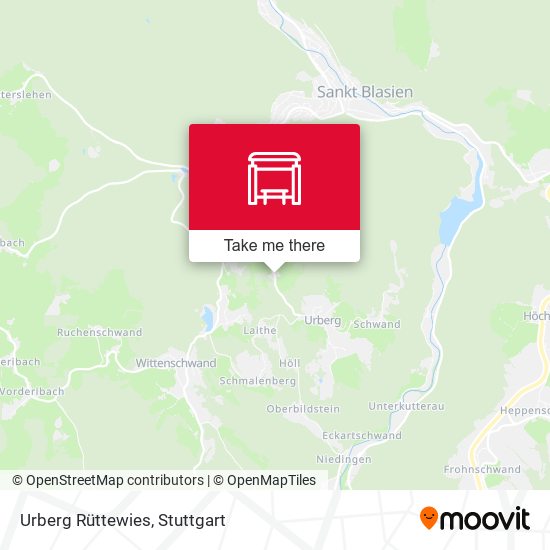 Urberg Rüttewies map