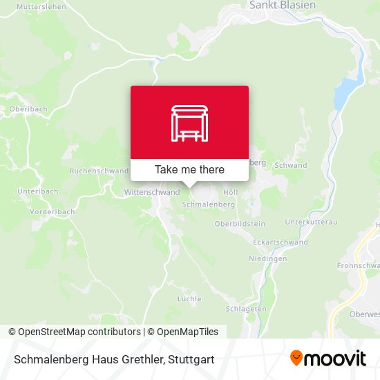 Schmalenberg Haus Grethler map