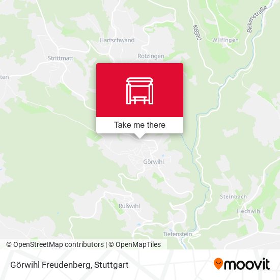 Görwihl Freudenberg map