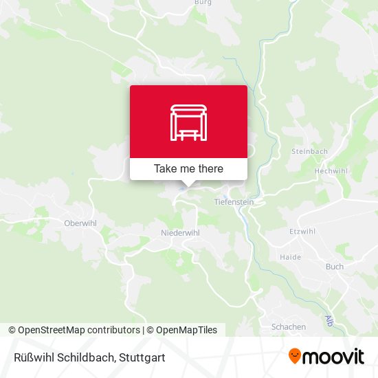 Rüßwihl Schildbach map