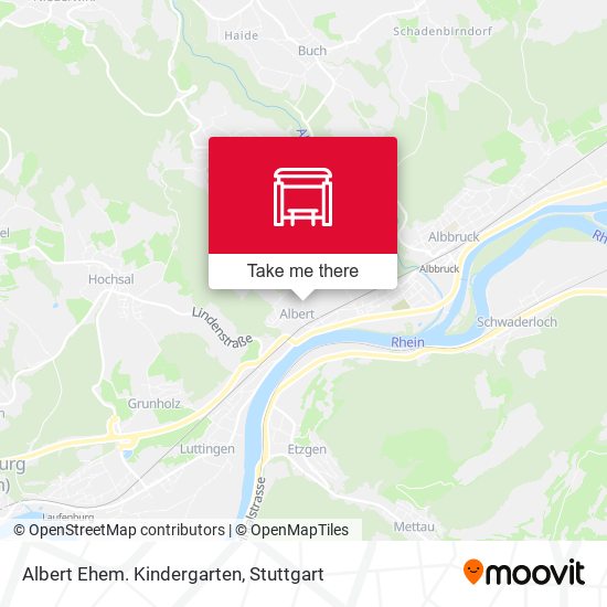Albert Ehem. Kindergarten map