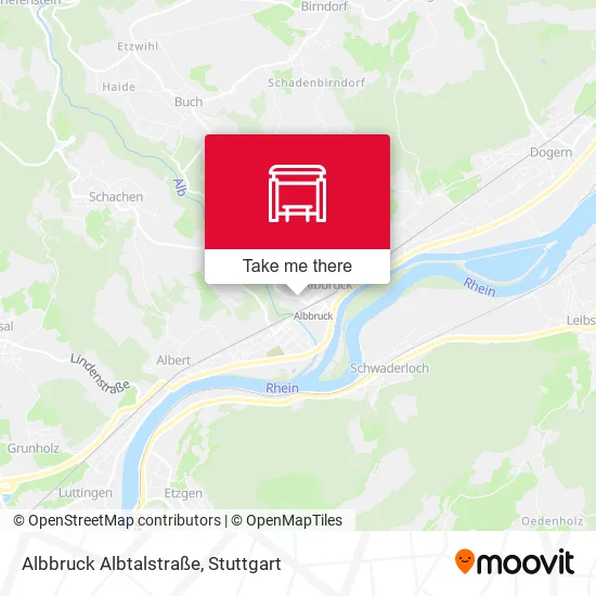 Карта Albbruck Albtalstraße