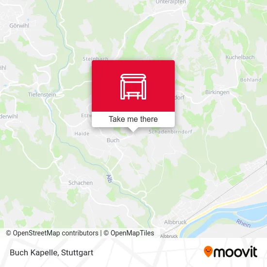 Карта Buch Kapelle