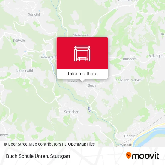 Карта Buch Schule Unten