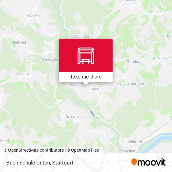 Карта Buch Schule Unten