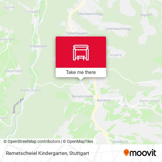 Remetschwiel Kindergarten map