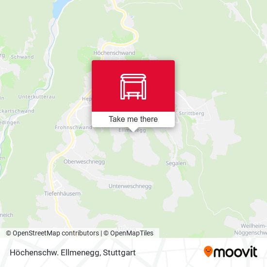 Höchenschw. Ellmenegg map