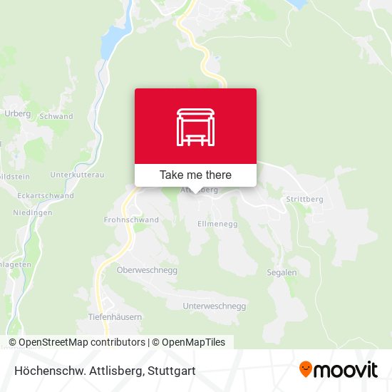 Höchenschw. Attlisberg map