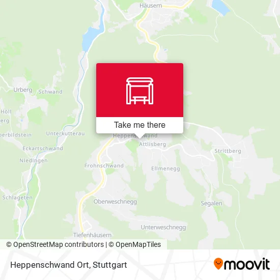 Карта Heppenschwand Ort