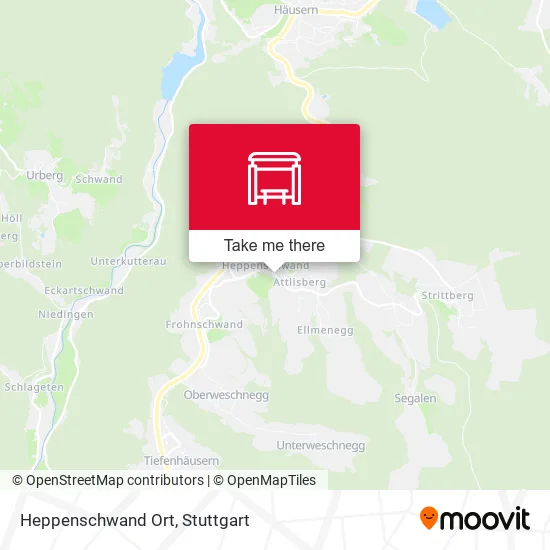 Карта Heppenschwand Ort
