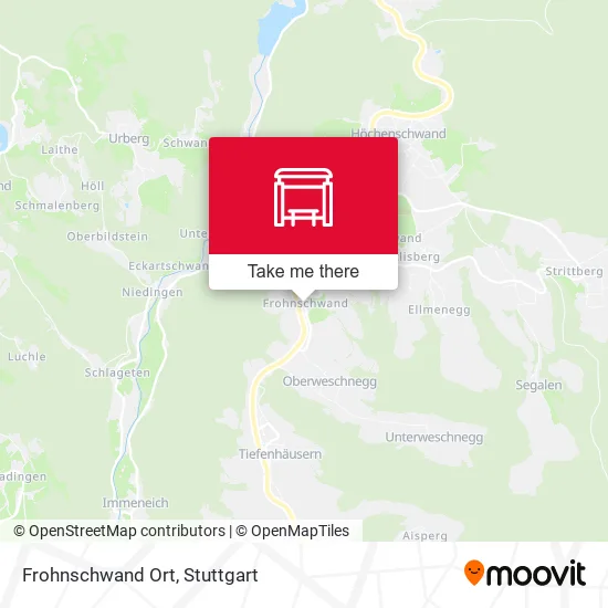 Карта Frohnschwand Ort