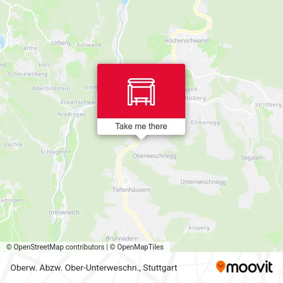 Карта Oberw. Abzw. Ober-Unterweschn.