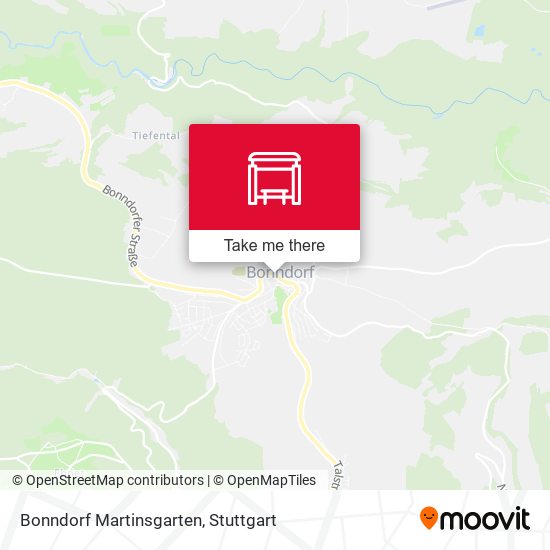 Bonndorf Martinsgarten map