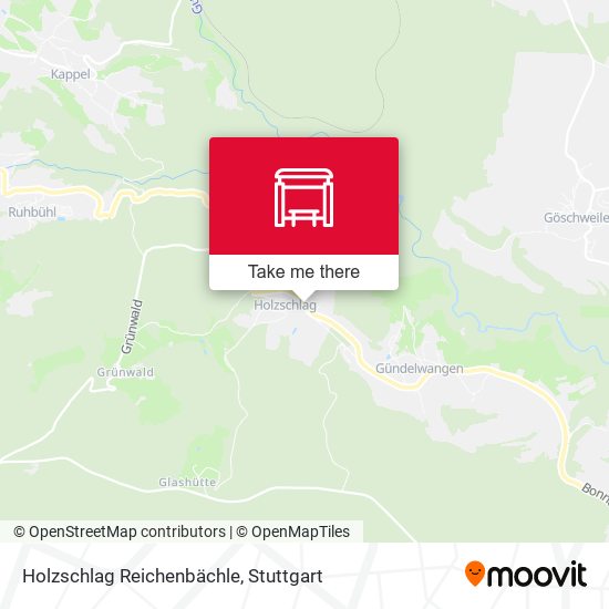 Holzschlag Reichenbächle map