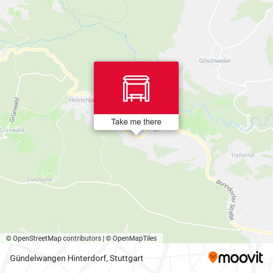 Gündelwangen Hinterdorf map