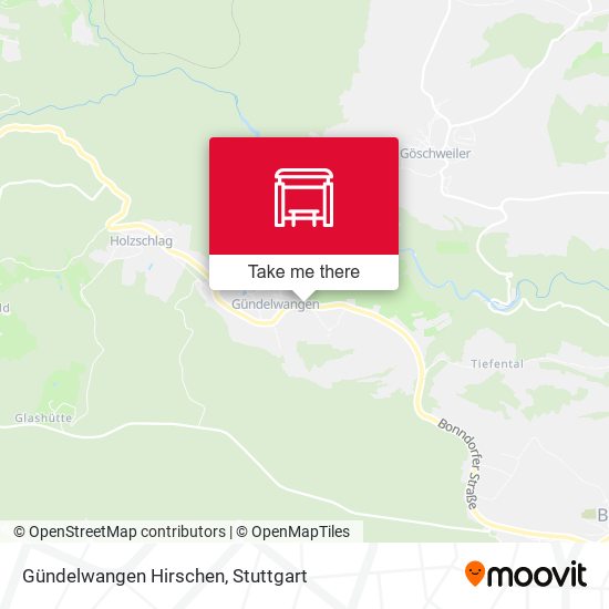 Gündelwangen Hirschen map