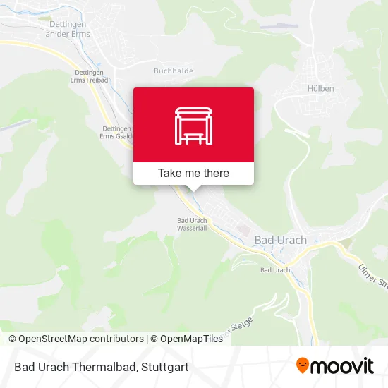 Карта Bad Urach Thermalbad