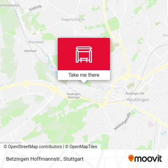 Карта Betzingen Hoffmannstr.